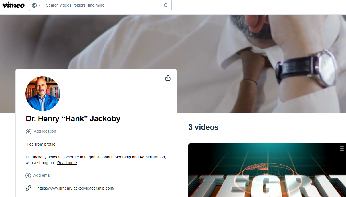 dr henry jackoby on vimeo